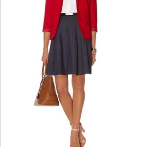 A-Line Chambray Skirt by THE LIMITED